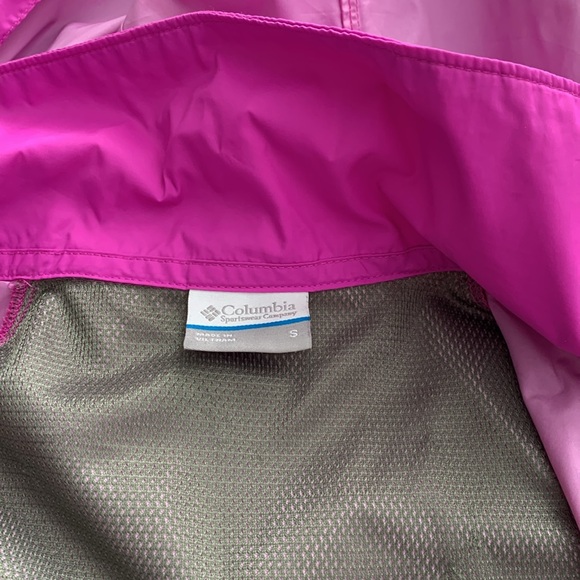 Columbia Purple Jacket Wind Breaker Small - Picture 2 of 3